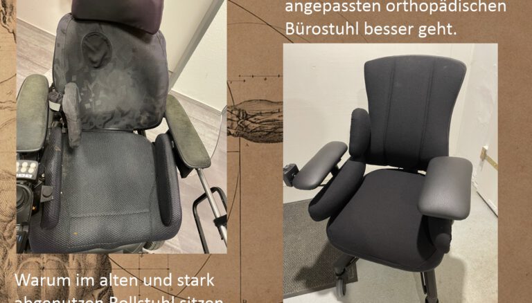 Orthopädischer Bürostuhl