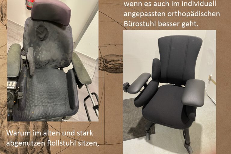 Orthopädischer Bürostuhl