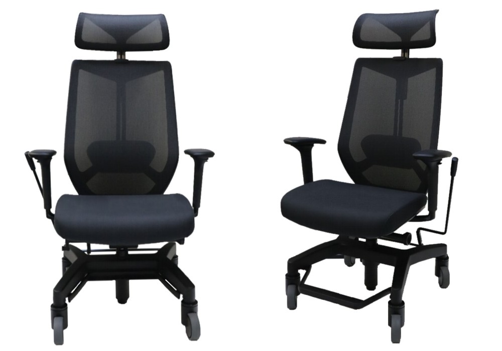 Handgebremster Bürostuhl